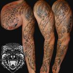 Tattoos - polynesian ornamental mash-up - 122865